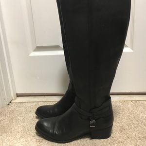 BCBG Joseff Black Knee Boots - GORGEOUS